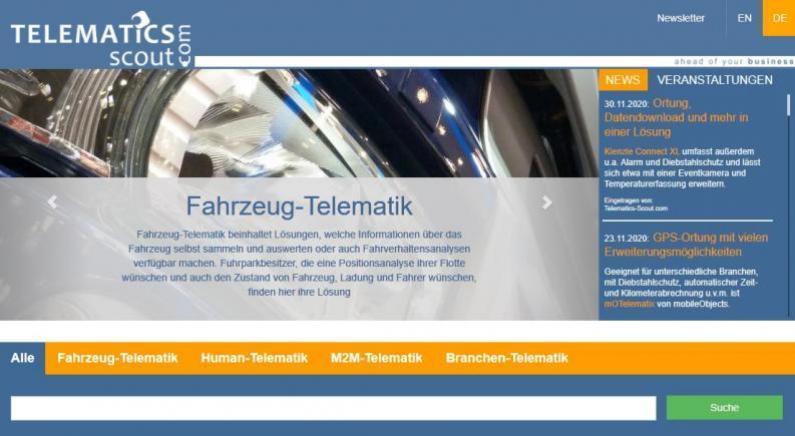 Telematics-Scout.com steht allen Telematik-Suchenden kostenlos zur Verfügung. Bild: MKK