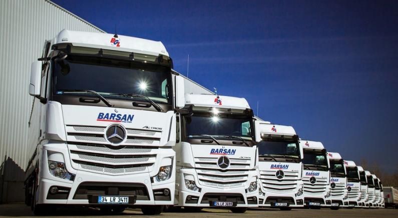ZF stattet den Fuhrpark von Barsan Global Logistics aus der Türkei mit Transics-Telematik aus. Bild: ZF, Barsan Logistics