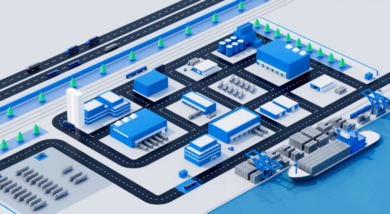 leogistics Yard Management soll eine automatisierte Planung und Optimierung aller Transportbewegungen auf dem Werksgelände ermöglichen. Bild: leogistics