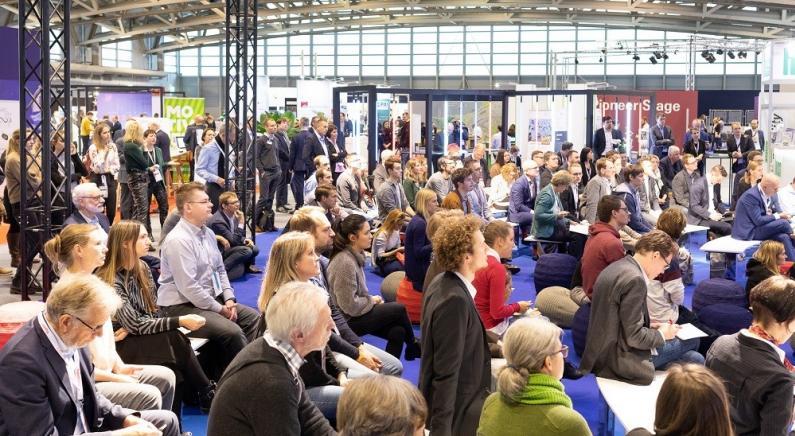 Die Hypermotion bietet ein starkes Konferenzprogramm und viel Raum für Networking. Bild: Hypermotion 2019/Telematik-Markt.de