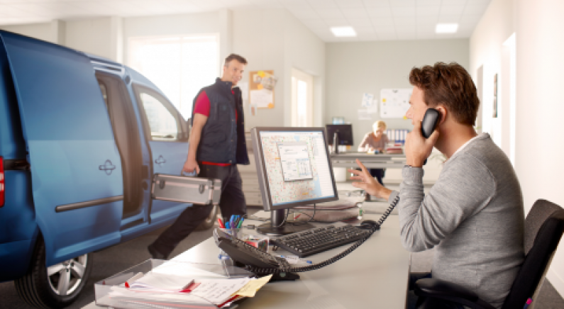 Die offene Telematik-Plattform WEBFLEET erlaubt es Partnerfirmen aus verschiedenen Branchen, Anwendungen für individuelle Einsatzgebiete zu entwickeln. Bild: TomTom Telematics