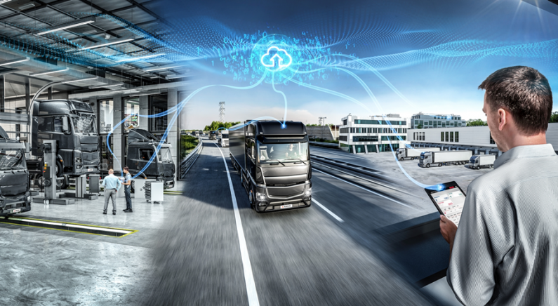 Das VDO Ecosystem vernetzt Fahrerinnen und Fahrer, Fahrzeuge und Flotten intelligent miteinander. Bild: Aumovio