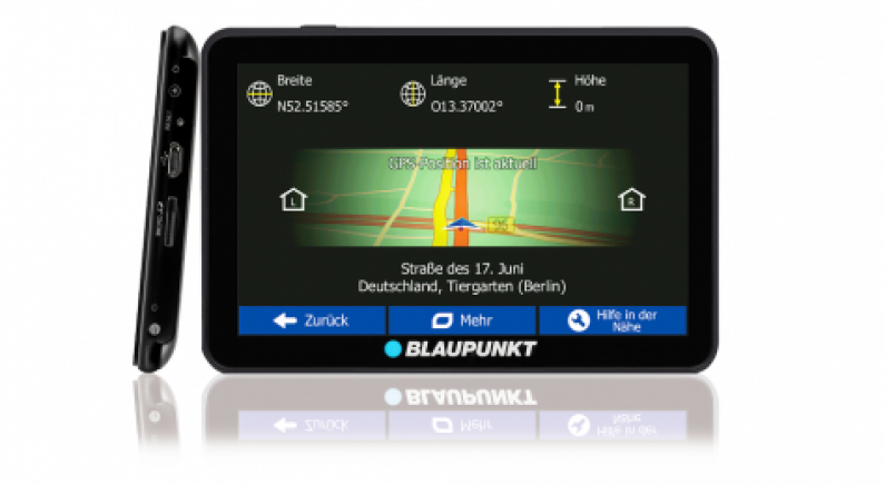 Blaupunkt TravelPilot 54 EU LMU Truck. Bild: Blaupunkt