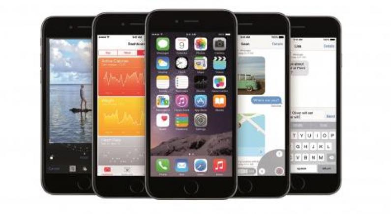 iPhone 6 und iPhone 6 mit Retina HD Display, A8 Chip und verbesserter Kamera. Bild: Apple
