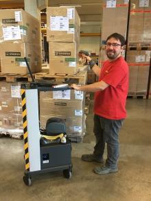Auf der LogiMAT präsentiert 4logistic mobile Arbeitsplätze aus der eigenen Fertigung. Bild: 4logistic