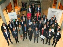 Gruppenfoto der Delegationen der Gründungsmitglieder sowie der neuen Partner der Scandria Allianz. Bild: Scandria Alliance/Tina Merkau