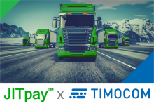 JITpay kooperiert mit TIMOCOM. Bild: JITpay