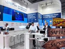 Ein Foto des Messesstands der LogiPlus Consulting GmbH. Bild: LogiPlus