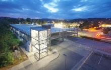 Christmann & Pfeifer vertreibt das modulare "Preflex Parkhaus" ab sofort auch als Parklösung für Lkw. Bild: Hi.Res.Cam GmbH
