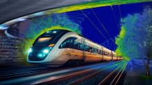 Symeo präsentiert auf der InnoTrans das Konzept eines HD Imaging Radars zur automatischen Überwachung der Umgebung entlang von Bahnstrecken. Bild: Bildquelle: Symeo