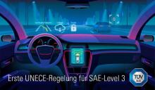 Ein starkes Signal für automatisiertes Fahren: Die ersten UNECE-Regelungen für ein Level-3-System. Bild: TÜV SÜD AG