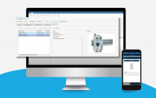Die neue Medienbibliothek von blue:solution - tophandwerk kombiniert mit der mobilen Lösung my blue:app hand:werk. Bild: blue:solution software GmbH