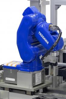 Der "Highspeed"-Roboter vom Typ MotoMINI. Bild: Yaskawa