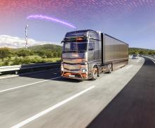 Aumovio demonstriert den vernetzten Transport. Bild: Aumovio