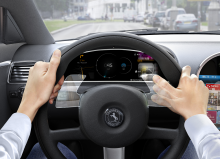 Gestensteuerung am Lenkrad: Mehr Sicherheit beim Fahren und optimierte Systemkosten für ein innovatives Bedienkonzept. Bild: Continental