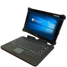 Das Bullman Durabook TAB R11 mit Tastatur. Bild: BullMan GmbH & Co.KG