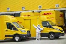 Michelin steuert für die 45.000 Fahrzeuge der Post & Paket-Flotte in Deutschland den gesamten Reifenlebenszyklus. Bild: Michelin