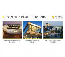 Die Termine der YellowFox Partner-Roadshow 2016. Bild: YellowFox GmbH