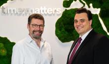 Lars Krosch, Chief Operating Officer von time:matters (links), und Simson Demmer, VP Partnerships bei cargo.one. Bild: time:matters